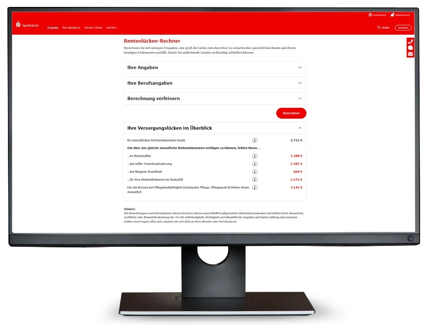 Interaktive Rechner für Ihre Homepage